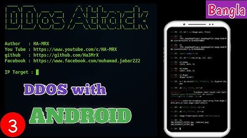 DDos Attack with Android No Root. Ethical Hacking part 03.