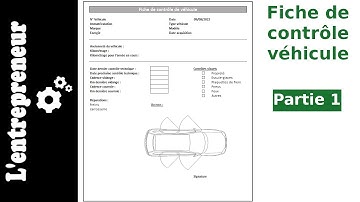 #1 Fiche de contrôle véhicule : mise en forme