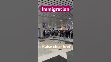Immigration kaise clear kre ? #youtube #shortvideo #travel #travelvlog #immigration #malaysia