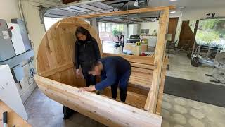 Almost Heaven  4 Person Sauna  Unboxing and Assembly