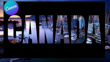 Zoom Through Text Intro in Canva