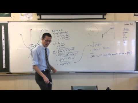 HSC Harder Parametrics Question (2 of 2: Breaking down the Question and Solving)