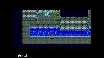 イース2 地下水路「SUBTERRANEAN CANAL」比較(作り直し）