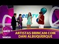Teleton 2016 - Artistas brincam com vestido de Dani Albuquerque