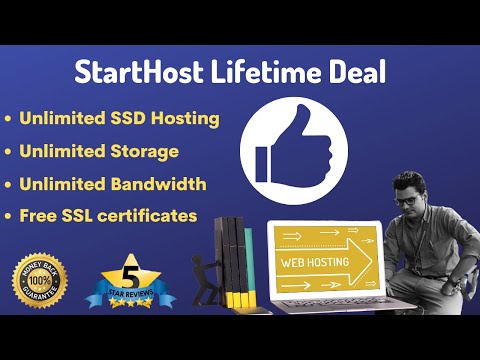 Starthost Unlimited Hosting  || Best SSD Hosting || Life Time Access