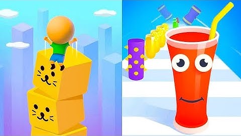 🌟🌈Cube Surfer Vs Juice Run - All Levels Gameplay Android,iOS Game Mobile Part 1