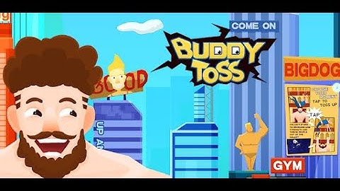 Buddy Toss, Gameplay All Character unlocked, top score longest distance to the end
