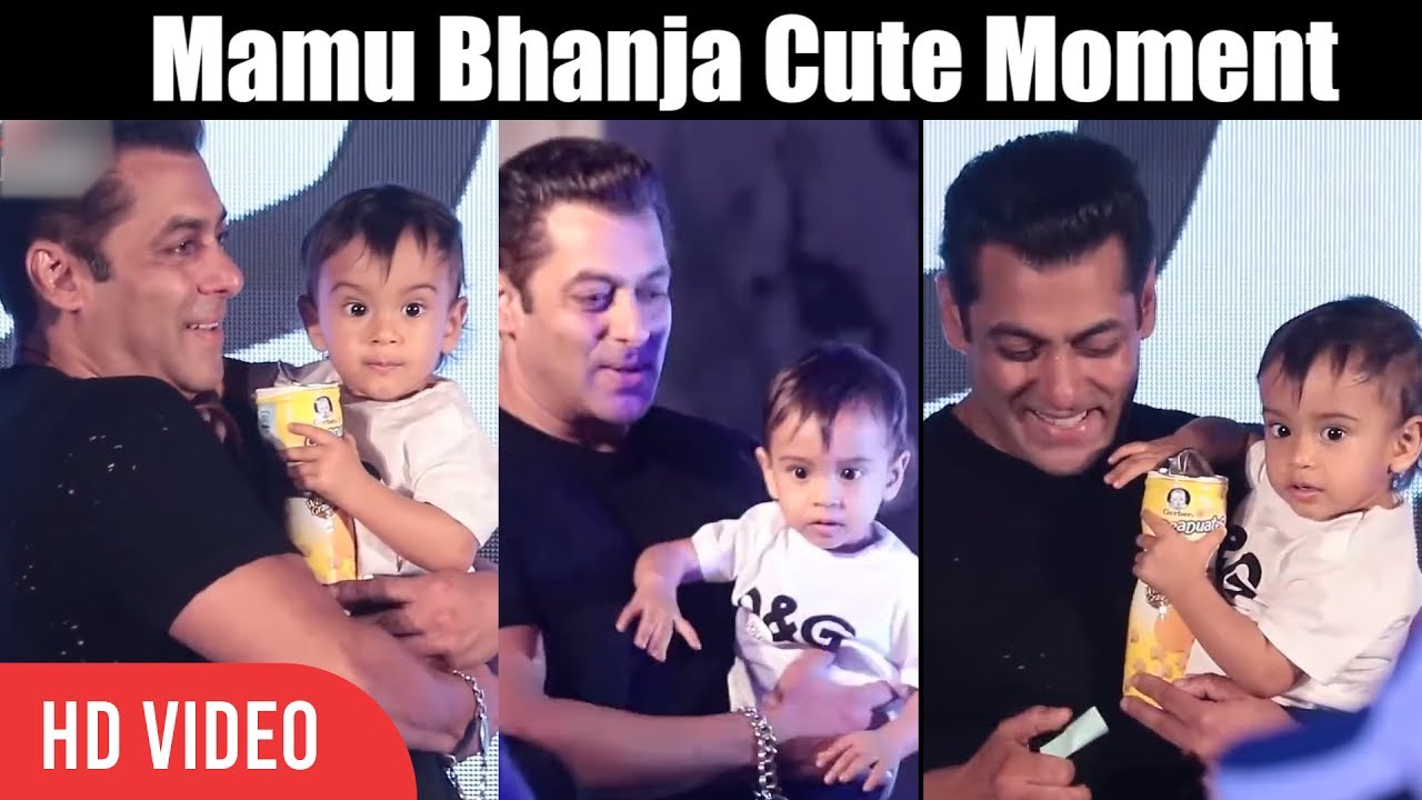 Mamu Bhanja Cute Moment | Salman Khan Cute Moment With His Nephew Ahil