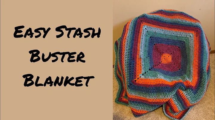 Easy Crochet Stash Buster Blanket