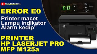 Cek Tanpa Komputer Printer HP LaserJet Pro MFP M125a