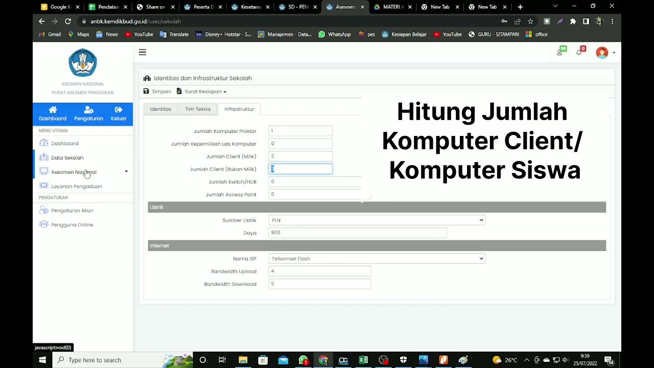 Menambah ID proktor | Komputer Proktor ANBK 2022 jenjang SD
