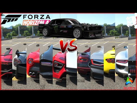 forza-horizon-4-1965-ford-mustang-hoonicorn-vs-hypercars-|-top-speed-battle-|-4k-gameplay