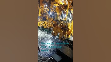 Unimate machine for packing work indian railway #railway #railwaysignalling #train