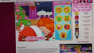 Slacking games.  Christmas and valentine's day slacking