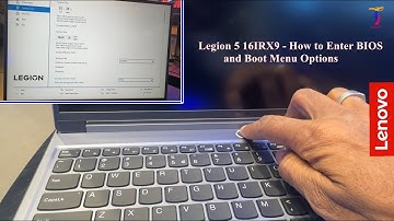 Lenovo Legion 5 16IRX9 - How to Enter BIOS and Boot Menu Options | Legion 5 Bios Setup