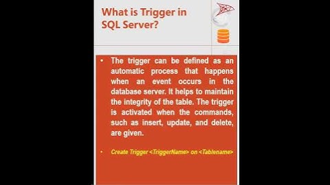 Trigger in SQL Server-MS SQL Server Interview ask question