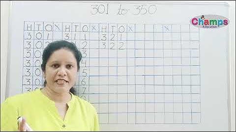 Counting 301 to 350 |  Counting for kindergarten | Counting for kids |