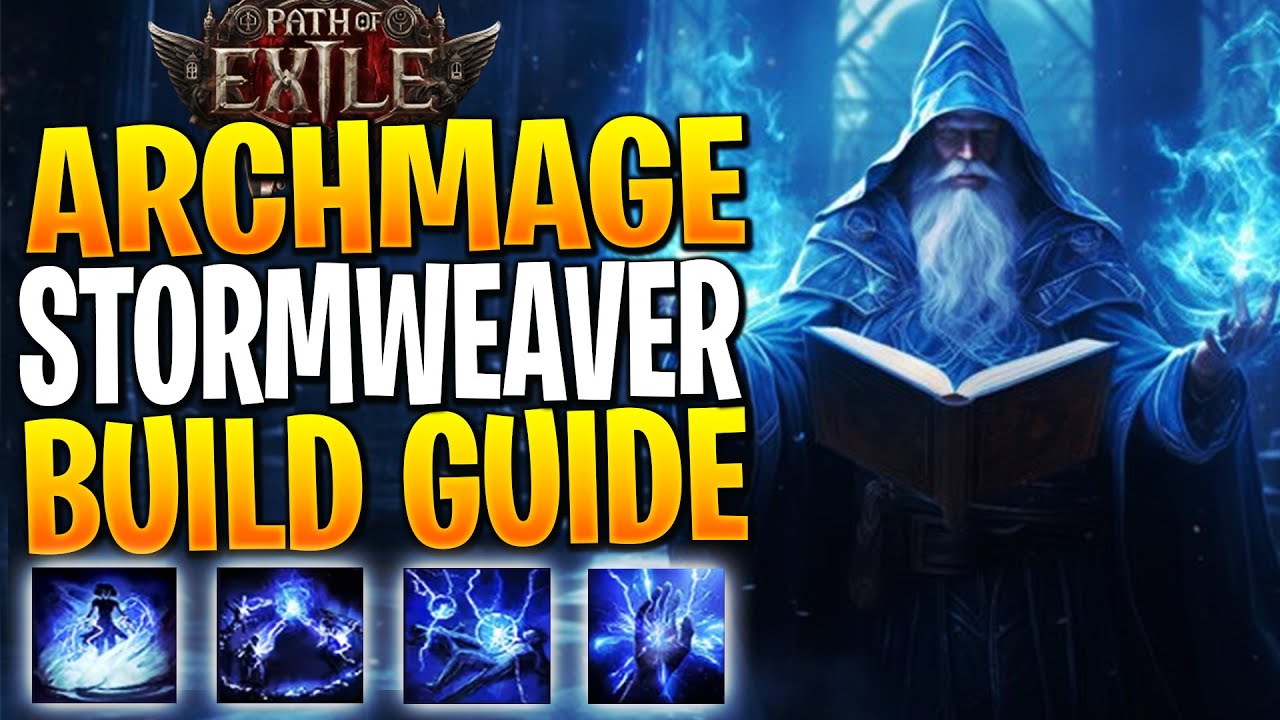 INSANE DPS WITH ARCHMAGE STORMWEAVER BUILD! Path of Exile 2 Stormweaver ...