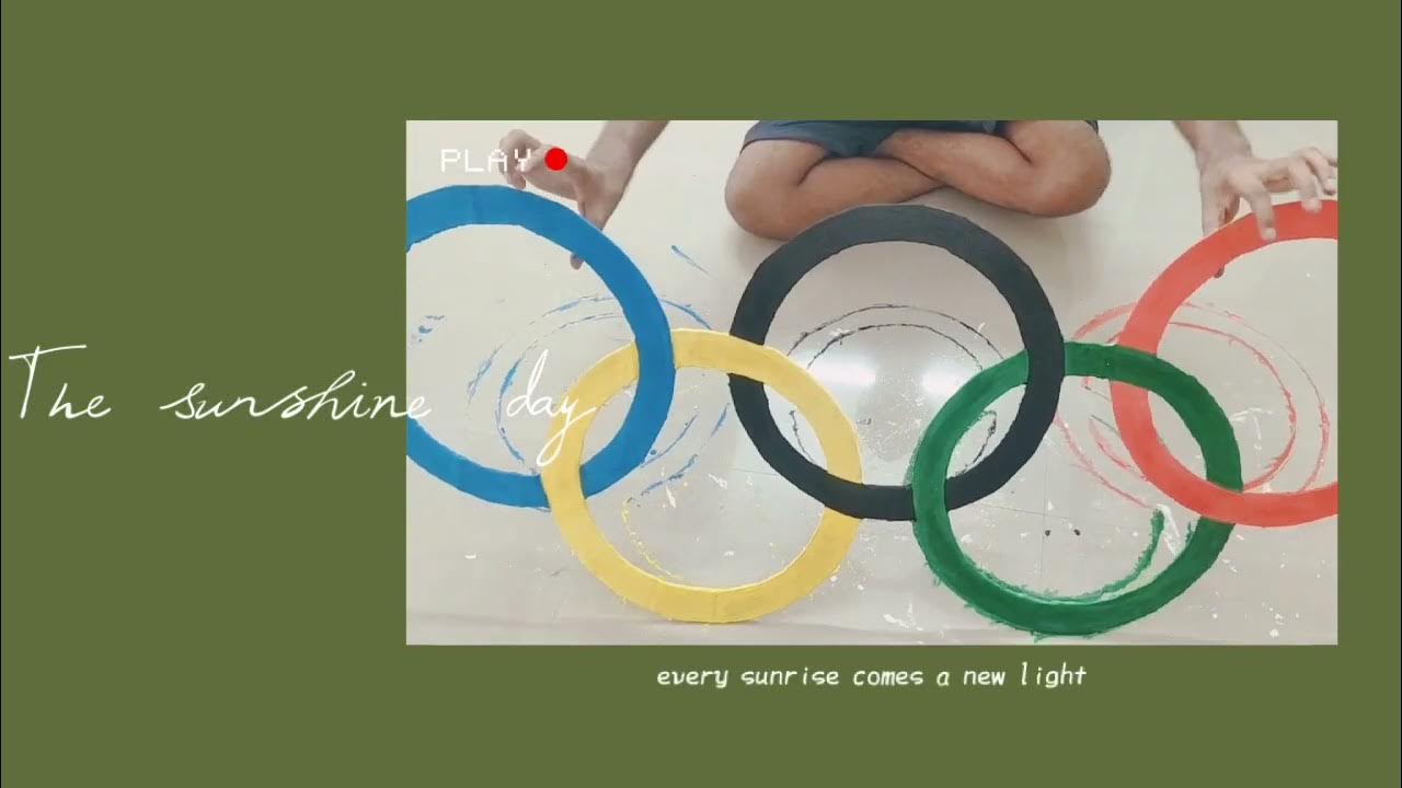 how to make Olympic rings at home YouTube