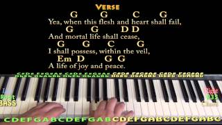Amazing Grace (Hymn) Piano Cover Lesson with Chords/Lyrics chords