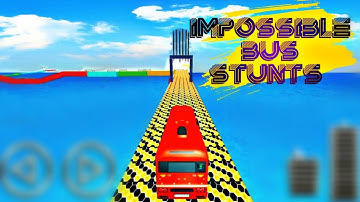 Impossible Bus Stunt Driving - Free Bus Games 2020 || Android Gameplay