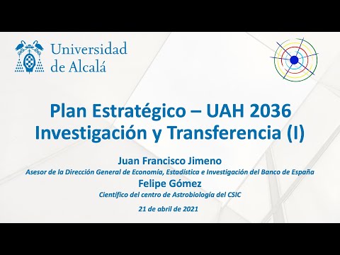 Plan Estratégico UAH 2036 · Investigación y Transferencia