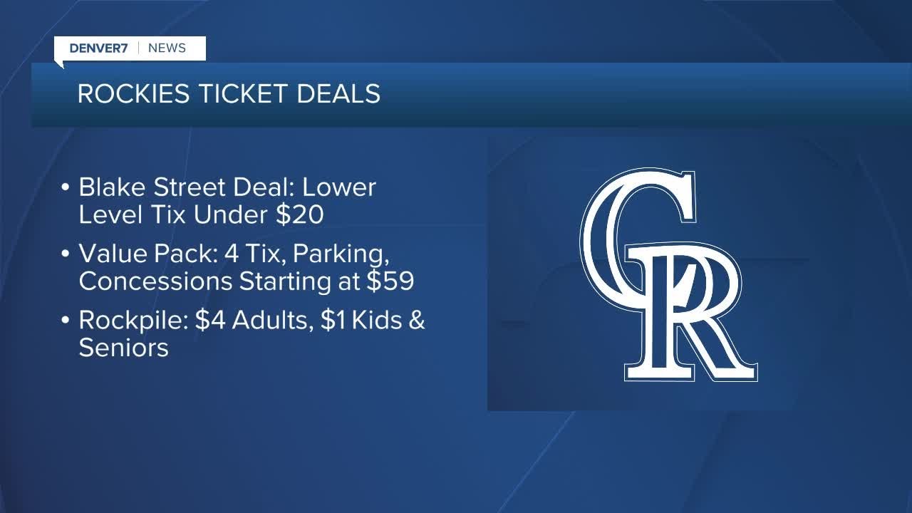 Money Saving Monday Rockies ticket deals YouTube