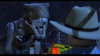 LEGO Jurassic World Walkthrough - T. rex Enclosure