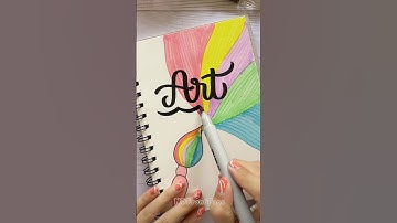 Stunning Front Page Design | Art 🌈 #shorts #ndfrontpage #frontpage