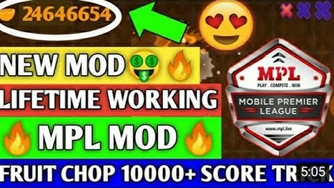 Mpl New mod apk|| Mpl latest mod apk 1.0.40 version||Mpl fruit Chop Mod Link in Description|Hurry Up