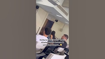 Baru kali ini ketemu yang BERANI lawan DOSEN!😱 #ai #coding #studyhacks