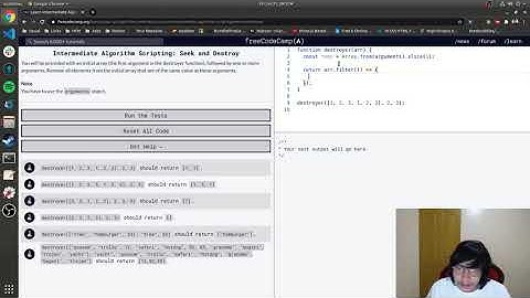 Seek and Destroy | Intermediate Algorithm Scripting | Free Code Camp