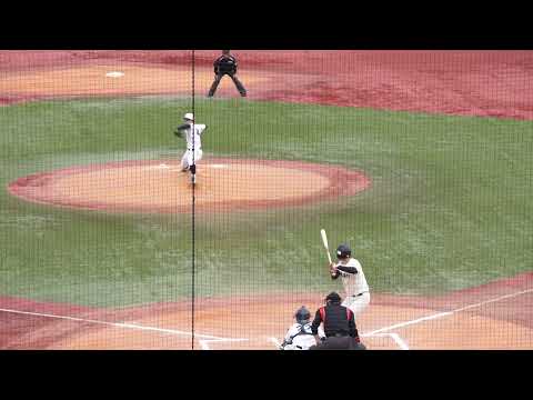 2022/10/19(水) 三奈木亜星(中央大学) vs 花崎成海(日本大学) レフトフライ