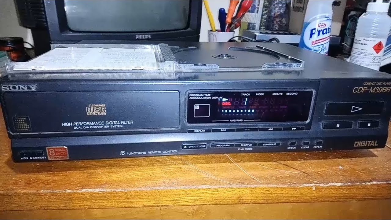 Conserto CD Player Sony CDPM39 YouTube