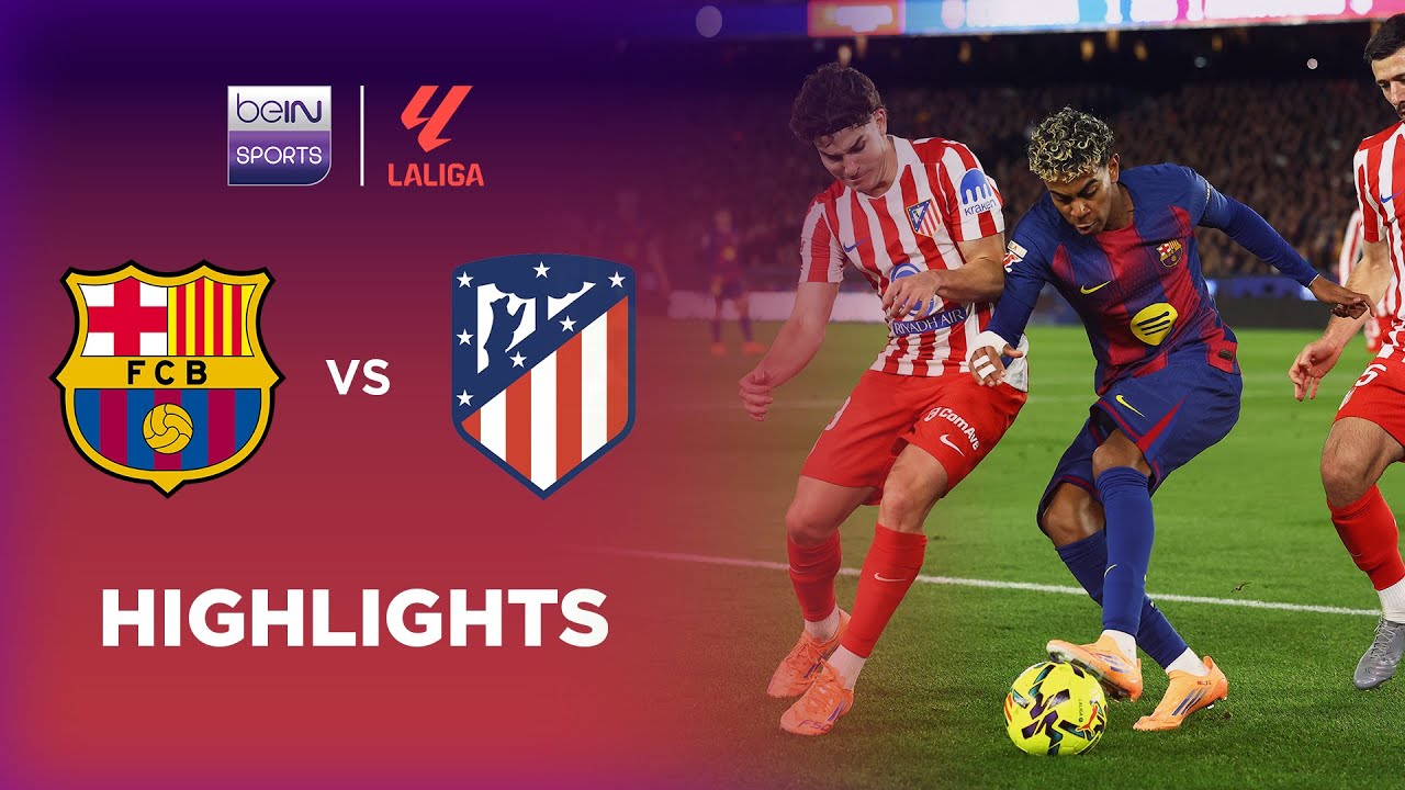 ไฮไลท์ฟุตบอล Barcelona 3-1 Atlético Madrid | LaLiga 25/26 Match Highlights ไฮไลท์ฟุตบอล Barcelona 3-1 Atlético Madrid | LaLiga 25/26 Match Highlights