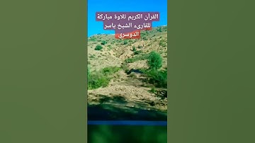 تلاوة مباركة للقارىء الشيخ ياسر الدوسري من سورة المؤمنون