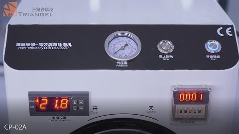 MT CP-02A LCD Screen Bubble Remover Machine Assembly Process