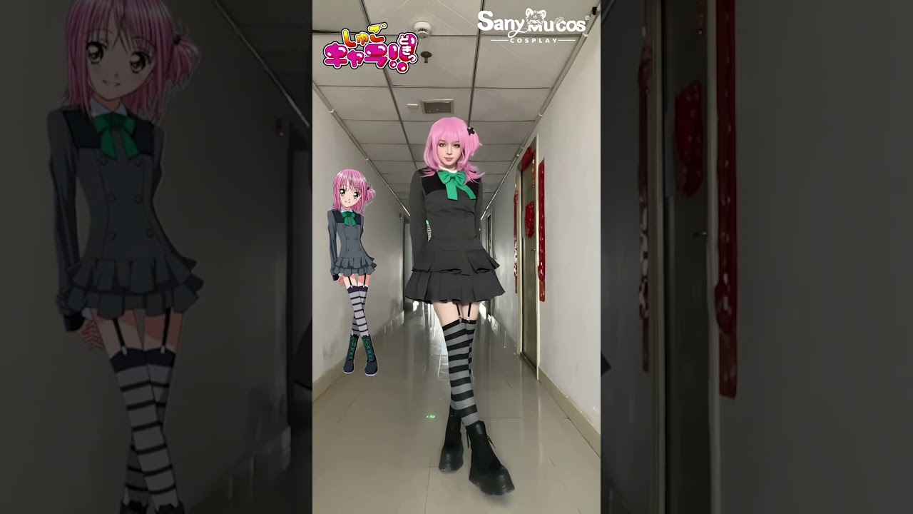 🖤💚Shugo Chara! Cosplay Hinamori Amu Cosplay Costume Showcase💗💗🖤 #cosplaycostume #sanymucos