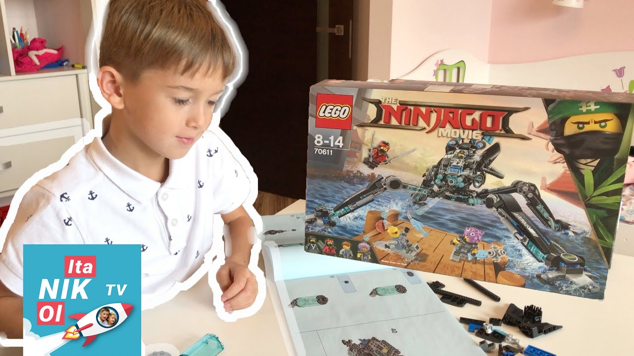 Водяной РОБОТ Ninjago набор Лего 70611. Сборка. Для детей. For Kids ...