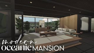 Bloxburg | Modern Oceanic Mansion | House Build