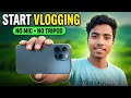 How To Start Vlogging on YouTube | Beginner To Pro 🔥
