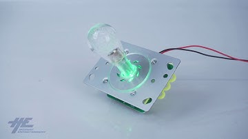 Multi-coloured Illuminated Joystick for Arcade Machines