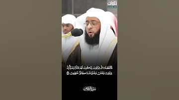 فالتقطه آل فرعون ليكون لهم عدوا وحزنا. تلاوة جميلة من سورة القصص الشيخ بدر بن محمد التركي.