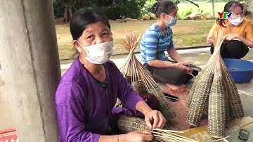 Nghề đan rọ tôm ở xã Phan Thanh, huyện Lục Yên