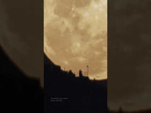 Full Moon Makkah Mecca بزوغ القمر من خلف جبل النور دقة أفضل