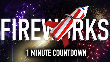 1 minute Countdown Timer with a Sizzling Fuse to an EXPLOSIVE Firework! 🔥🎆