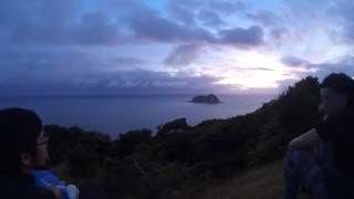 East cape New zealand first sunrise of the year 2016, gopro hero3
