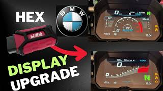 BMW GS 1250 DISPLAY UPGRADE WITH HEX GS-911