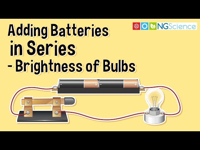 Adding Batteries In Series – Brightness Of Bulbs - Youtube