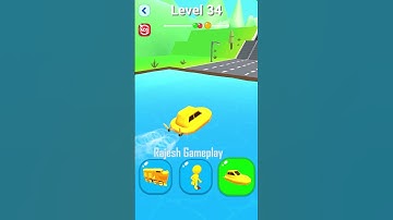 🚕Shape Shift Level 34 @rajeshgameplay #shorts #viral #trending #shapeshifting #youtubeshorts #games